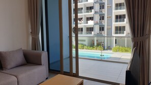Junior Suite, 1 Bedroom, Smoking | Living area - Axis Residences by The Team  (Phnom Penh)
