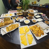 Free daily buffet breakfast