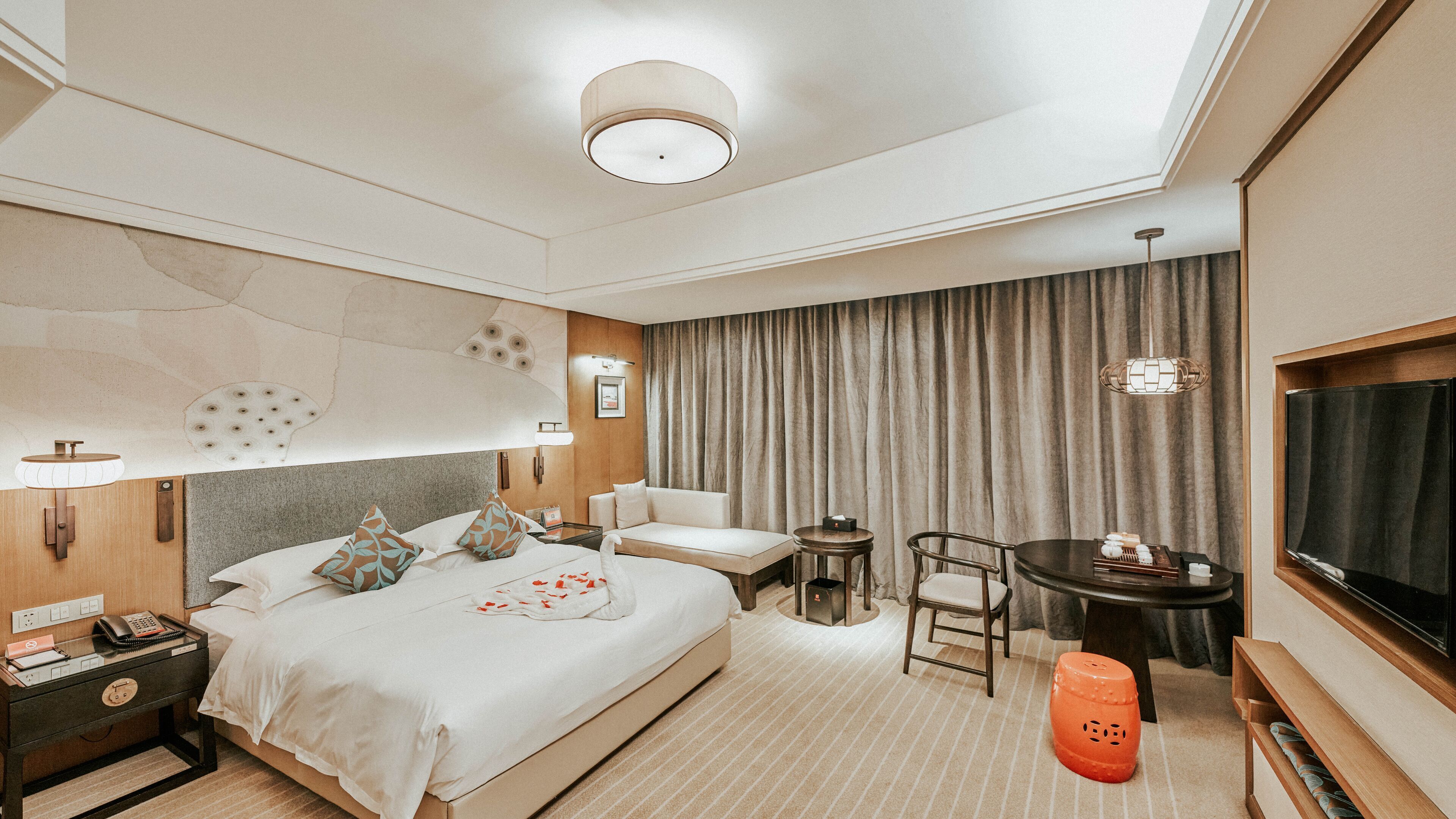 Couette en duvet d'oie, mini-bar avec articles gratuits