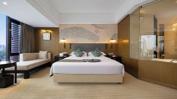 Deluxe Room, 1 Bedroom, Non Smoking, City View | 2 bedrooms, down comforters, free minibar items, in-room safe