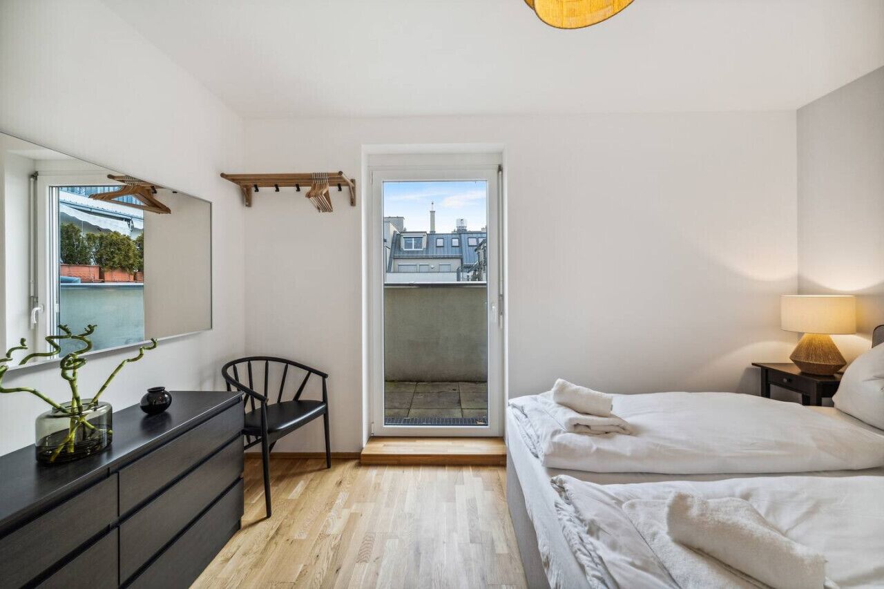 1 Schlafzimmer, Schreibtisch, WLAN, Bettwäsche