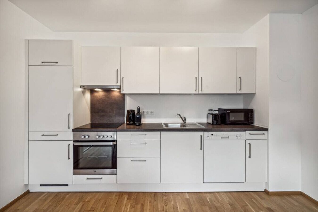 Kühlschrank, Ofen, Herdplatte, Geschirrspüler
