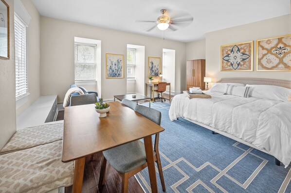 1 bedroom, WiFi, bed sheets