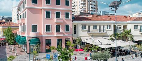 Façade de l’hébergement