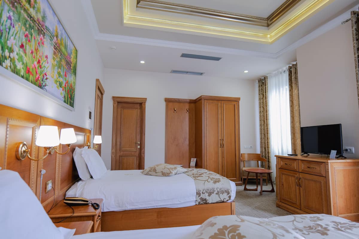 Phòng, quang cảnh thành phố | 1 phòng ngủ, bộ trải giường bằng vải Frette của Ý