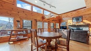 Interior - Deer Ridge - 3BR, 3BA Cabin w/ Hot Tub, Firepit (Maggie Valley)