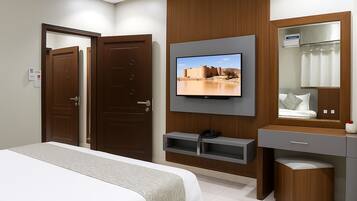 Deluxe kamer | Lakens van Egyptisch katoen, luxe beddengoed, pillowtop-bedden