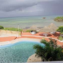 Doppia Deluxe, 1 camera da letto, vista mare | Vista spiaggia/mare