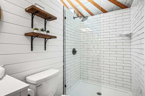 Shower, hair dryer
