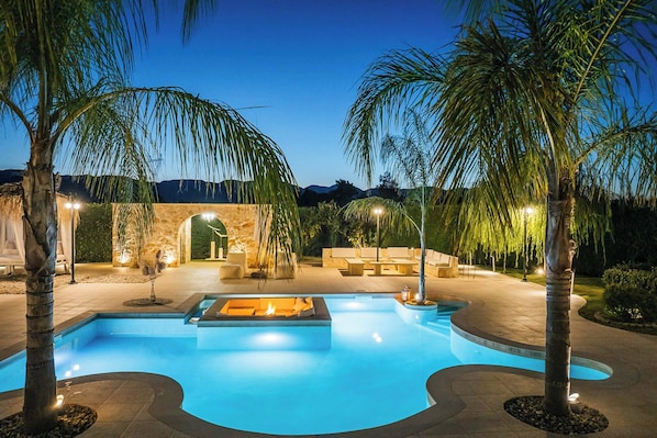 Una piscina climatizada