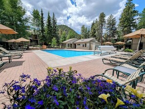 Una piscina riscaldata