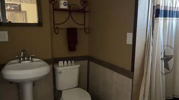 Douche, serviettes fournies