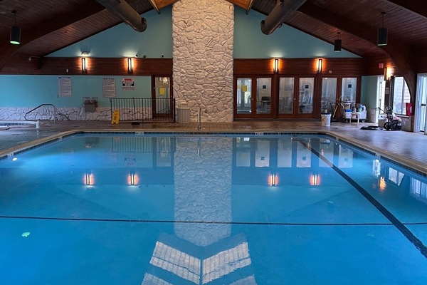 Indoor pool, outdoor pool