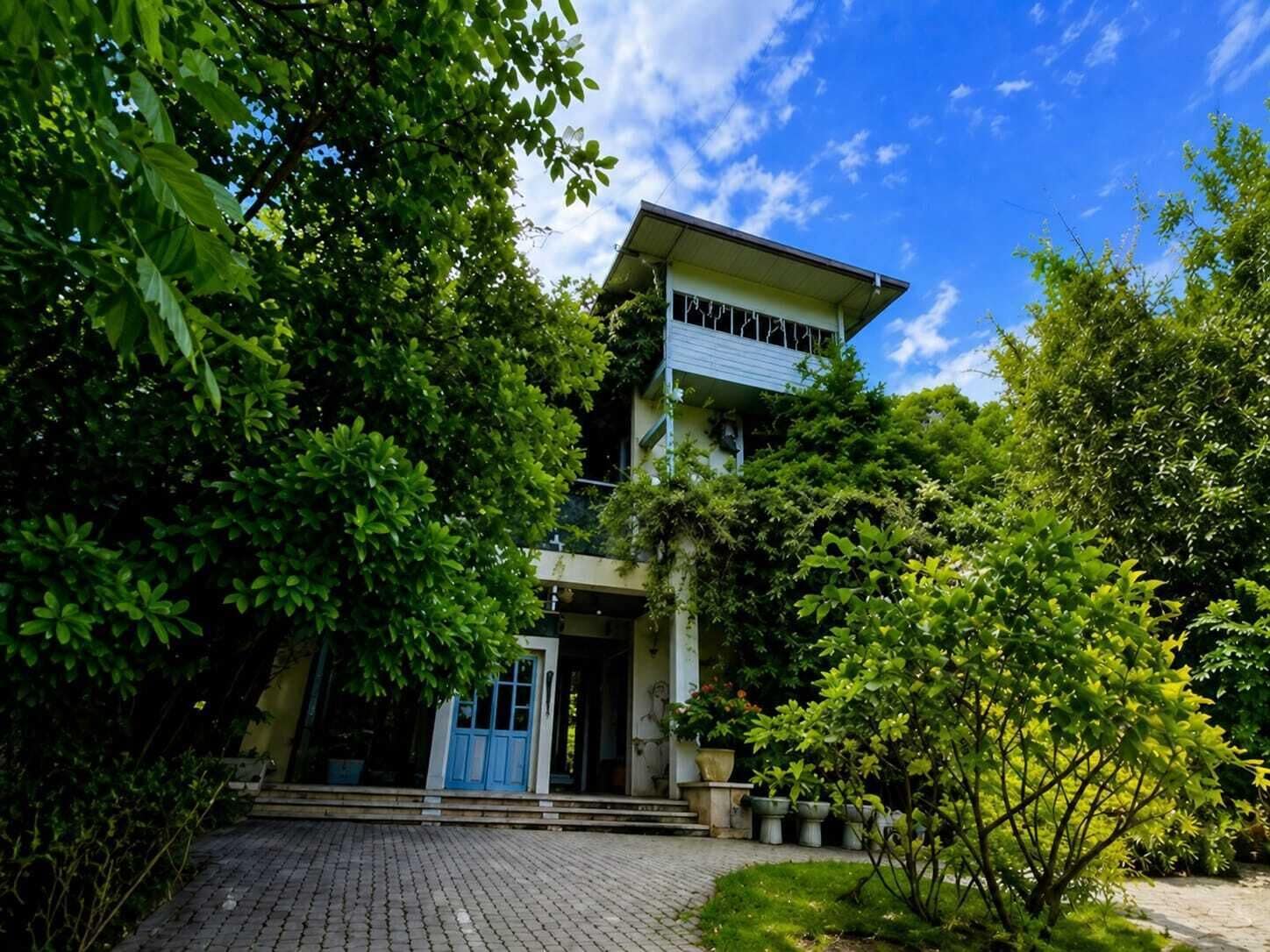 Façade de l’hébergement