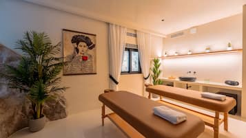Behandlungsräume für Paare, Körperbehandlungen, Aromatherapie