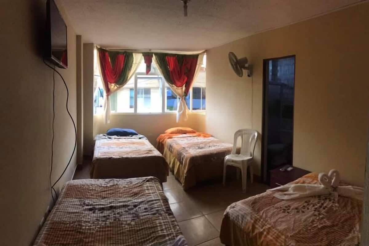 Free WiFi, bed sheets