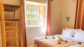 Premium bedding, down comforters, individually decorated