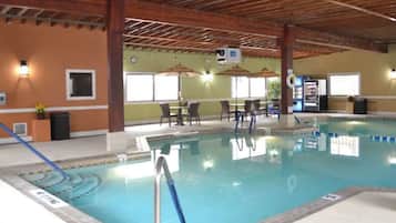 Indoor pool, outdoor pool