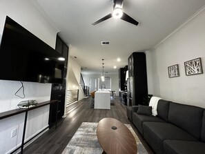 Living area - 3-Story Townhome, 5-Min Walk to Tyler's Downtown Nightlife! (Tyler)