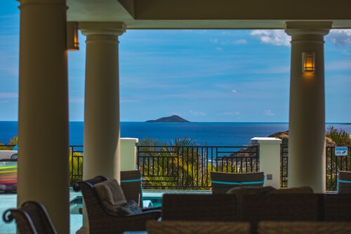 Luxury Caribbean Villa 4 private suites, pool and stunning views. Judith's Fancy