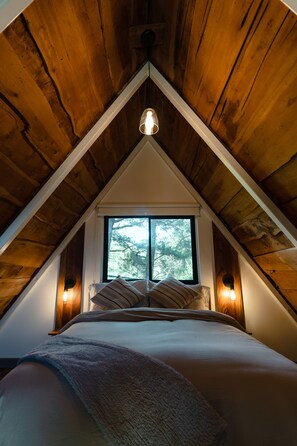 Nhà gỗ | 1 phòng ngủ, màn/rèm cản sáng, truy cập Internet không dây miễn phí 