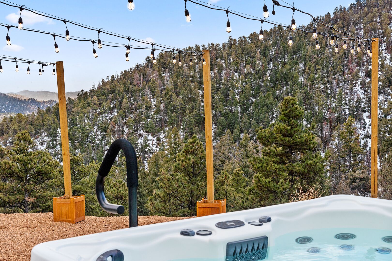 Tina de hidromasaje al aire libre