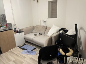 Living area - Studio apartment (Brislington)