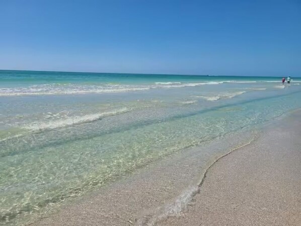 Sun loungers, beach towels