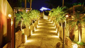 Front of property – evening/night