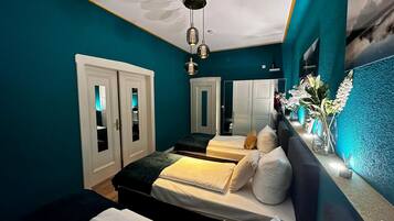 2 Schlafzimmer, Schreibtisch, kostenloses WLAN, Bettwäsche