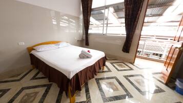 Individually decorated, individually furnished, desk, laptop workspace