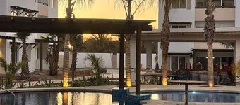 Fully Equipped 2 BR Main Floor Condo Near Beach at Almarena Residencial