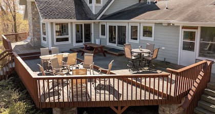 Luxury Lake home on North Long Lake with Hot Tub and games! Private Estate!