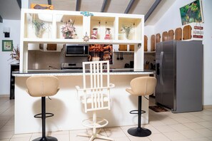 Fridge, microwave, oven, stovetop - Breathtaking villa's overlooking the sea (st Pauls)