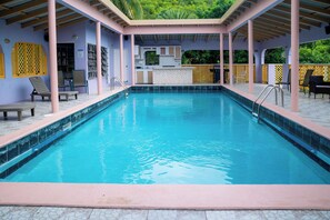 Outdoor pool - Breathtaking villa's overlooking the sea (st Pauls)