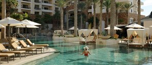 Outdoor pool, an infinity pool