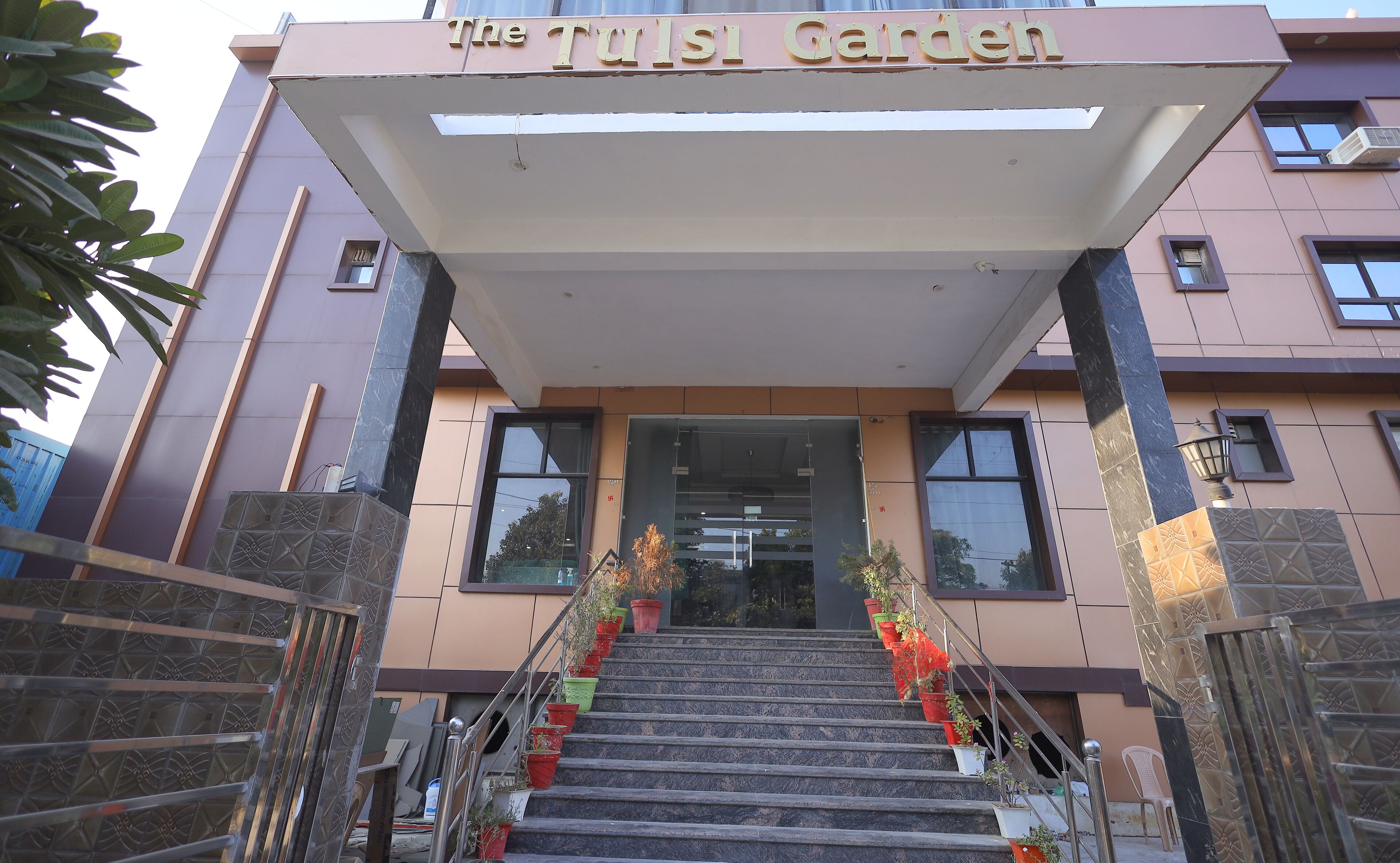 Voorkant van accommodatie