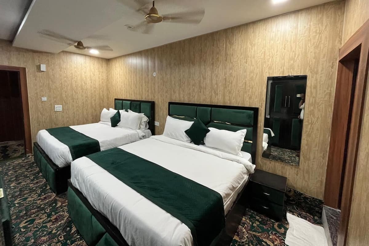 Family Quadruple Room, 2 Double Beds | Premium bedding, individually furnished, iron/ironing board, free WiFi