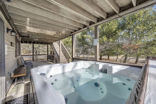 Baignoire à remous extérieure