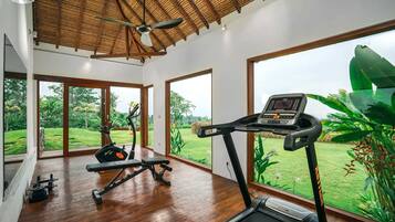 Basic Villa, Multiple Beds, Sea View | Fitness facility