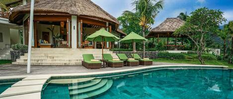 Basic Villa, Multiple Beds, Sea View | Pool | Outdoor pool