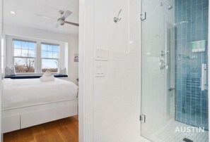 Eco-friendly toiletries, hair dryer, towels, soap - E 9th xxxxxxxxxxxxxx (Austin)