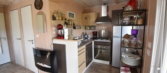 pretty chalet in a small nature and calm ecovillage 800m from the beach