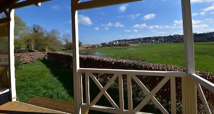 pretty chalet in a small nature and calm ecovillage 800m from the beach