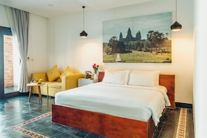 Suite estudio Premium, 1 cama de matrimonio grande, vistas a la piscina | Vistas desde la habitación