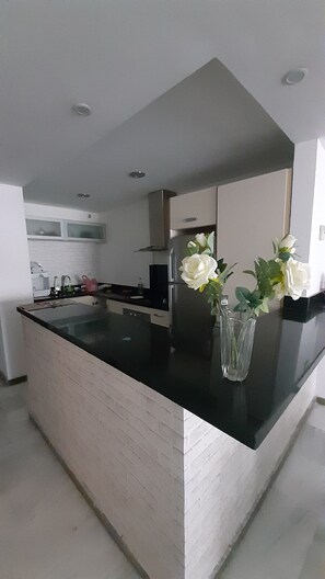 Réfrigérateur, micro-ondes, four, lave-vaisselle