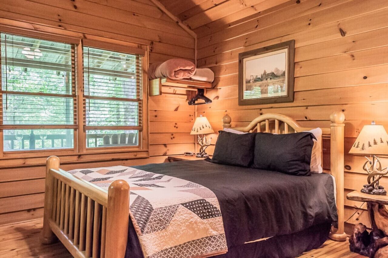 1 bedroom, desk, iron/ironing board, travel crib