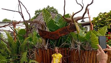 Vista frontal de la propiedad