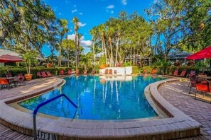 Polynesian Gardens heated pool is one of the largest on the island!