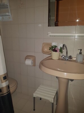 Sèche-cheveux, serviettes fournies, papier toilette